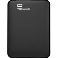 Wd Elements Portable 1Tb ārējais Hdd melnbalts Wdbuzg0010Bbk  5704174153245