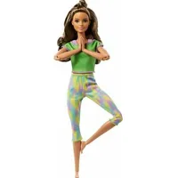 Lalka Barbie Mattel Made to Move - Kwiecista gimnastyczka, zielony strój Ftg80/Gxf05  Gxp-763706 0887961954968