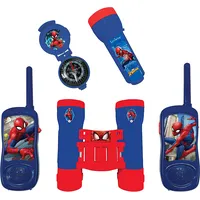 Lexibook Zestaw przygodowy Spiderman z krótkofalówkami do 120M, lornetką i kompasem Rptw12Sp  3380743084176