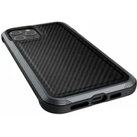 X-Doria Raptic Lux - Etui aluminiowe iPhone 12 Pro Max Drop test 3M Black Carbon Fiber  108617 6950941490245