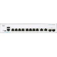 Cisco Cbs350 Managed L3 Gigabit Ethernet 10/100/1000 1U Black, Grey  Cbs350-8S-E-2G-Eu