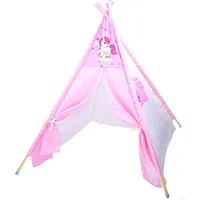 Jokomisiada Namiot z różowym jednorożcem wigwam Tipi Za3555  8698111105992