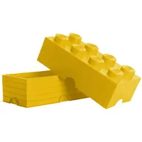 Room Copenhagen Lego Storage Brick 8 dzeltens, uzglabāšanas kaste  1433380 5706773400423 40041732
