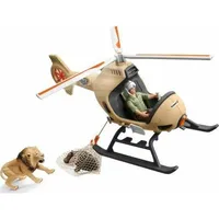 Schleich Wild Life Helikopter Tierrettung, Spielfigur  1832631 4059433573601 42476