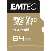 Karta Emtec Speedin Pro Microsdxc 64 Gb Class 10 Uhs-I/U3 A1 V30 Ecmsdm64Gxc10Sp  3126170146755