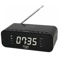 Adler Ad 1192B radio alarm clock black  Ad1192B 5903887808408