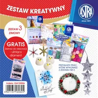 Astra Zestaw Kreatywny Nr 3 - Zimowy Ozdobne Pudełko  nocode-9575337