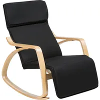 Beliani Black šūpuļkrēsls Weston  63114 4260580927715