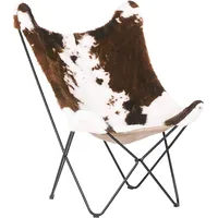 Beliani krēsls ar brūniem un baltiem plankumiem Nybro  236727 4251682246798