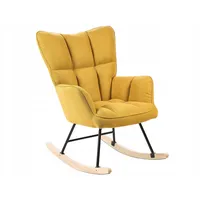 Beliani Yellow šūpuļkrēsls Oulu Lumarko  383674 Bel 4255664820297