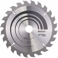 Bosch Optiline zāģa asmens kokam 235X30/25Mm 24 zobi 2608640725  3165140194990