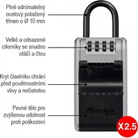Master Lock Masterlosk Case With Combintion  Mpmskskknkzzsiw 3520190945303 3Zm115