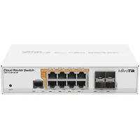 Mikrotik Crs112-8P-4S-In network switch Gigabit Ethernet 10/100/1000 Power over Poe White  Mt 4752224002105