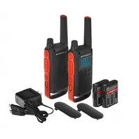 Motorola T82 Twin Pack two-way radio 16 channels Black,Orange  Moto82 5031753007232 Radmotkro0007