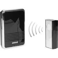 Orno Calypso Ii Dc bezvadu durvju zvans, ar akumulatoru darbināms, mācību sistēma, 36 skaņas, 300M  nocode-11241455