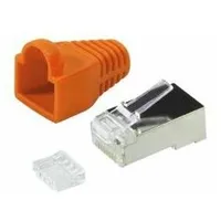Plug Connector Cat.6 Rj45 100Pcs, orange  Mp0022O 4052792043518