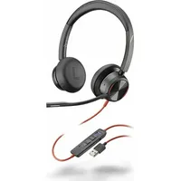 Poly Blackwire 8225 Headset Wired Head-Band Office/Call center Usb Type-A Black  214408-01 017229168497