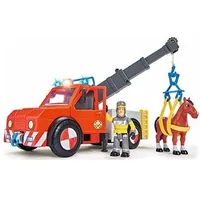 Simba  Ugunsdzēsējs Sems Fīnikss ar figūru un zirga rotaļlietu transportlīdzekli 1287558 4006592982805 109258280