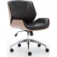 Topeshop Ron biroja krēsls, melns  Fotel Orzech/Cz 5902838469736