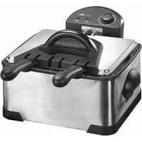 Clatronic Fr 3195 4 L Double Black,Stainless steel 2000 W  4006160735314 Agdclafry0008
