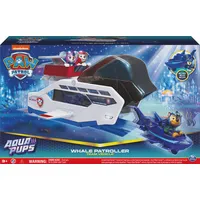 Paw Patrol Aqua Pups Whale Patroller Team Vehicle with Chase Action Figure, Toy Car and Launcher, Kids Toys for Ages 3 up  6065308 778988436264