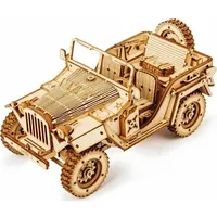 Robotime Drewniany model puzzle 3D Jeep Wojskowy Mc701 uniwersalny  22511-Uniw 6946785110616