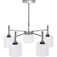 Classic chandelier pendant ceiling lamp Activejet Mira Chrome 5Xe27 for living room  Aje-Mira 5P 5901443112273