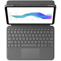 Logitech planšetdatora futrālis ar tastatūru iPad Pro 11 1. un 2. Paaudze Folio Touch Grey 920-009751  5099206091191