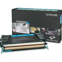 Lexmark toneris C734A1Cg ciāna tonera kasetne  Cyan