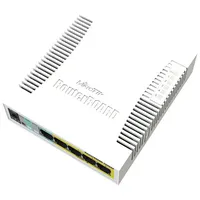 Mikrotik Rb260Gsp network switch Managed Gigabit Ethernet 10/100/1000 Power over Poe White  Css106-1G-4P-1S 4752224002297 Kilmkrswi0036