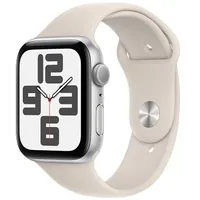 Apple Watch Se Gps 44Mm Starlight Aluminium Case with Sport Band - M/L  Atappzabs2Mre53 195949004346 Mre53Qp/A