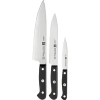 Zwilling 36130-003-0 Set de 3 Couteaux, Acier Inoxydable, Noir, 34 x 14 cm pcs Knife set  4009839377389 Agdzwlszt0348