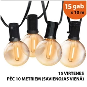 Āra virtene Led lampiņas 150 m Elegance