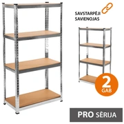 Noliktavas plaukts 150X75X40 Pro 2 gab.