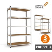 Noliktavas plaukts 180X90X40 Pro 3 gab.
