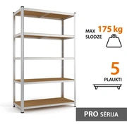 Noliktavas plaukts 180X90X40 Pro