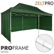 419,00 Eur Tirdzniecības telts 3X6 Zaļa Zeltpro Proframe