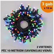 Āra un iekštelpu virtene Led apgaismojums 30 m Proled Rgb