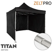 395,00 Eur Tirdzniecības telts 3X3 Melna Zeltpro Titan