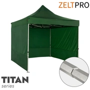 395,00 Eur Tirdzniecības telts 3X3 Zaļa Zeltpro Titan