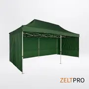 Pop up telts jumts un sienas 4 gab. komplekts 3X6 Zaļa Zeltpro Proframe