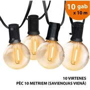 Āra virtene Led lampiņas 100 m Elegance