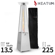Gāzes sildītājs piramīdas formā Heatum Athena