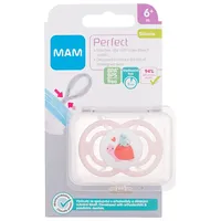 Mam Perfect Silicone Pacifier 6M Turtle 1Pc  Knupis