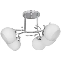 Activejet  Classic chandelier pendant ceiling lamp Irma nickel 5Xe27 for living room Aje-Irma 5P Griestu lampa