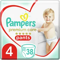 Pampers Premium Care Pants, Izmērs 4, 38 Biksītes, 9-15Kg 81750548 Autiņbiksītes