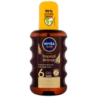 Nivea Sun Tropical Bronze Oil Spray 200Ml Spf6  Saules aizsargājošs losjons ķermenim