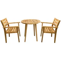 Evelekt Dārza mēbeļu komplekts Florian galds un 2 krēsli  Mēbeļu