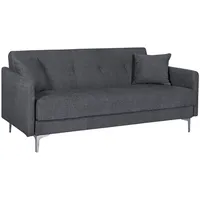Evelekt Sofa bed Logan with bedding box 199X86Xh90Cm, cover material fabric, color grey  Dīvāns