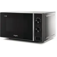 Whirlpool Mwp 101 Sb microwave Countertop Solo 20 L 700 W Black, Silver Mikroviļņu krāsns